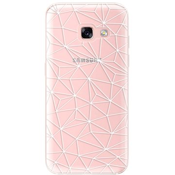 iSaprio Abstract Triangles 03 - white pro Samsung Galaxy A3 2017 (trian03w-TPU2-A3-2017)