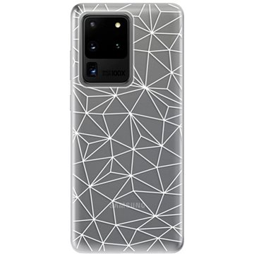 iSaprio Abstract Triangles 03 - white pro Samsung Galaxy S20 Ultra (trian03w-TPU2_S20U)