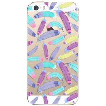 iSaprio Feather Pattern 01 pro iPhone 5/5S/SE (featpatt01-TPU2_i5)