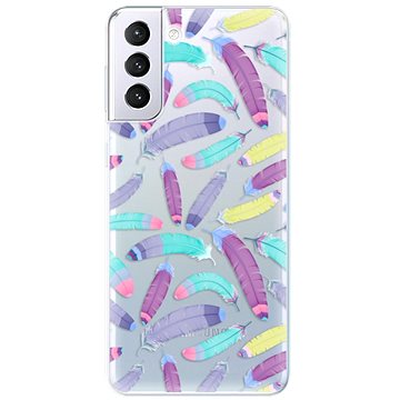 iSaprio Feather Pattern 01 pro Samsung Galaxy S21+ (featpatt01-TPU3-S21p)