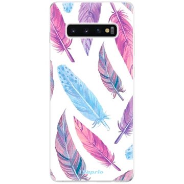 iSaprio Feather Pattern 10 pro Samsung Galaxy S10+ (feather10-TPU-gS10p)