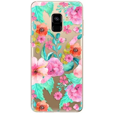 iSaprio Flower Pattern 01 pro Samsung Galaxy A8 2018 (flopat01-TPU2-A8-2018)