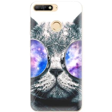 iSaprio Galaxy Cat pro Huawei Y6 Prime 2018 (galcat-TPU2_Y6p2018)