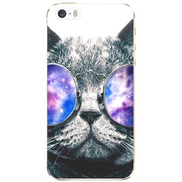 iSaprio Galaxy Cat pro iPhone 5/5S/SE (galcat-TPU2_i5)