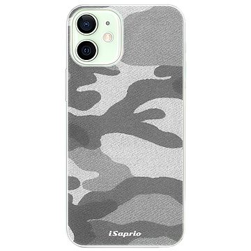 iSaprio Gray Camuflage 02 pro iPhone 12 mini (graycam02-TPU3-i12m)