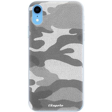iSaprio Gray Camuflage 02 pro iPhone Xr (graycam02-TPU2-iXR)
