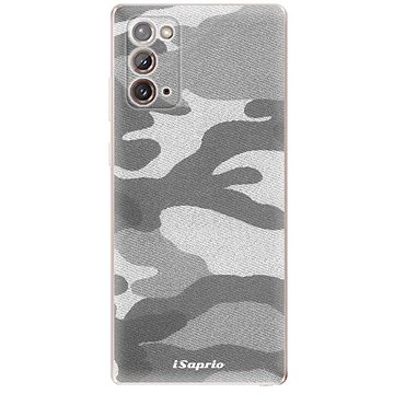 iSaprio Gray Camuflage 02 pro Samsung Galaxy Note 20 (graycam02-TPU3_GN20)