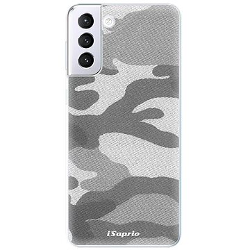 iSaprio Gray Camuflage 02 pro Samsung Galaxy S21+ (graycam02-TPU3-S21p)
