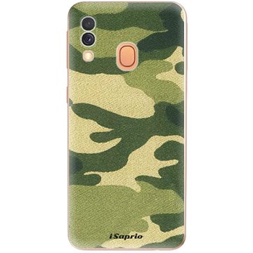 iSaprio Green Camuflage 01 pro Samsung Galaxy A40 (greencam01-TPU2-A40)