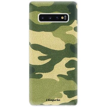 iSaprio Green Camuflage 01 pro Samsung Galaxy S10+ (greencam01-TPU-gS10p)