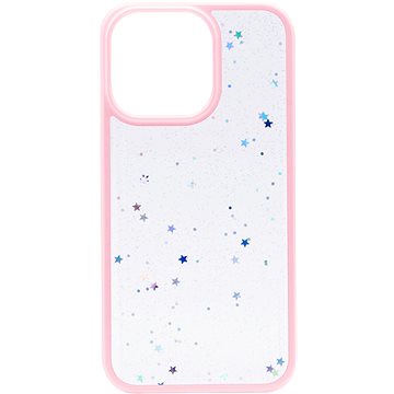 iWill Clear Glitter Star Phone Case pro iPhone 13 Pro Pink (DIP888-5)