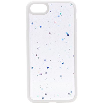 iWill Clear Glitter Star Phone Case pro iPhone 7 White (DIP888-10)