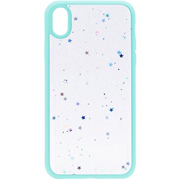 iWill Clear Glitter Star Phone Case pro iPhone XR Blue (DIP888-23)
