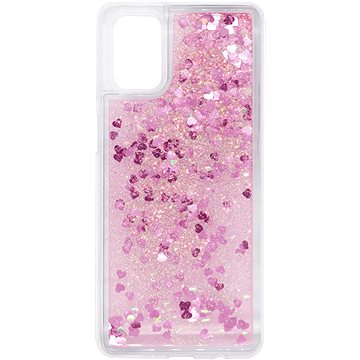 iWill Glitter Liquid Heart Case pro Samsung Galaxy M31s (DIP123_57)