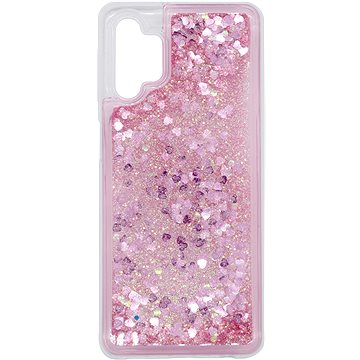 iWill Glitter Liquid Heart Case pro Samsung Galaxy A32 5G Pink (DIP123_68)