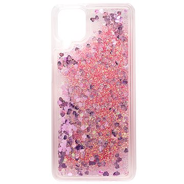 iWill Glitter Liquid Heart Case pro Samsung Galaxy M12 Pink (DIP123_72)