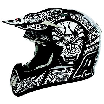 AIROH CR900 MAORI CRM17 - černá off-road helma (motonad01886)