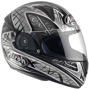 AIROH LEOX TRIBAL LXT16 - integrální šedá helma (motonad01907)