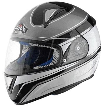 AIROH LEOX TWIST LXTW16 - integrální šedá helma (motonad01909)