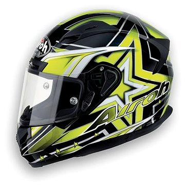 AIROH T600 STREET TS631 - integrální žlutá helma (motonad01927)