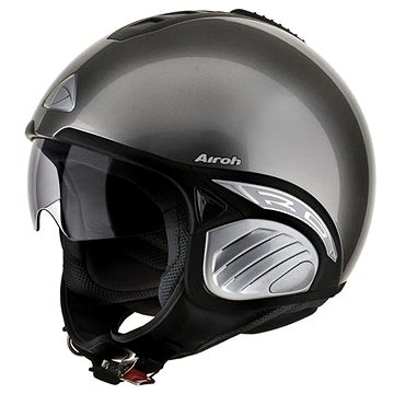 AIROH TROY TO29 - jet titanium helma (motonad01932)