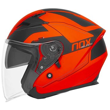 NOX přilba N127 Metro, (neon oranžová matná) (motonad02168)