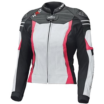 Held STREET 3.0 dámská sportovní kožená bunda bílá/růžová (motonad02690)