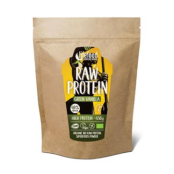 Lifefood Raw protein BIO, 450g, vanilkový (1272)