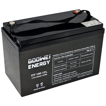 GOOWEI ENERGY OTL100-12, baterie 12V, 100Ah, DEEP CYCLE (OTL100-12)