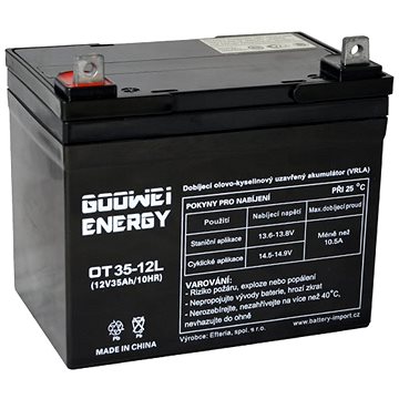 GOOWEI ENERGY OTL35-12, baterie 12V, 35Ah, DEEP CYCLE (OTL35-12)