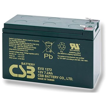 CSB EVX1272, baterie 12V, 7,2Ah (EVX1272)