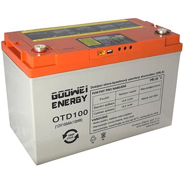GOOWEI ENERGY OTD100-12, baterie 12V, 100Ah, DEEP CYCLE (OTD100)