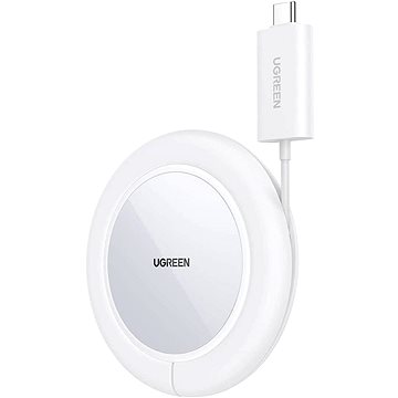 UGREEN 15W Magnetic Wireless Charger (White) (40123)