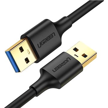 Ugreen USB 3.0 (M) to USB 3.0 (M) Cable Black 1m (10370)