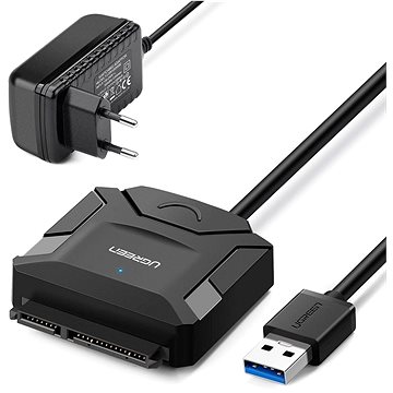 Ugreen USB 3.0 to 3.5'" / 2.5" SATA III SSD / HDD Adapter Cable Black (20611)