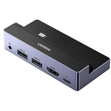 Ugreen USB-C to 2*USB3.0+ HDMI+3.5mm+PD Converter (70688)