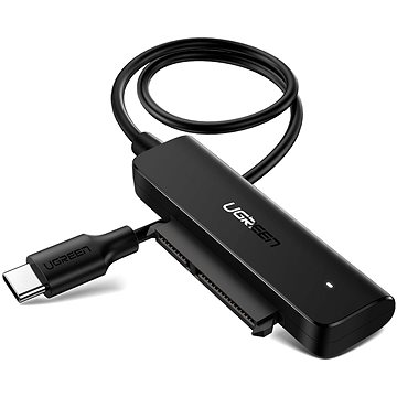 Ugreen USB-C 3.1 to SATA III Adapter Cable for 2.5“ HDD / SSD Black 0.5m (70610)