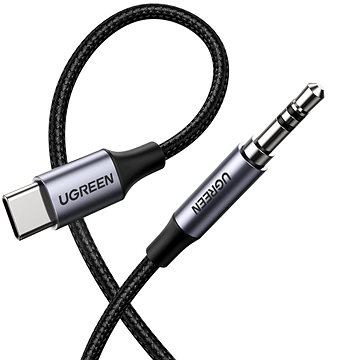 Ugreen Type-C (USB-C) to 3.5mm Jack (M) Audio Cable Silver 1m (30633)