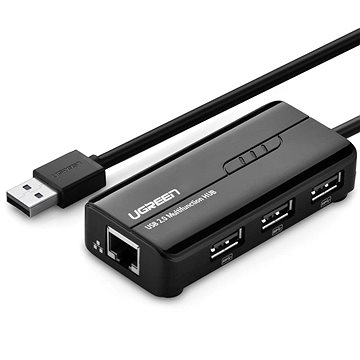 Ugreen USB-A Hub to Ethernet + 3 x USB-A 2.0 (20264)