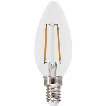 LED Filament Candle žárovka čirá C35 2W/230V/E14/4000K/260Lm/360° (FLAM2NW)