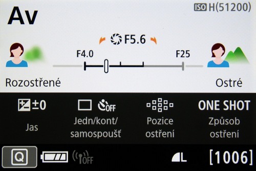 Canon EOS 200D menu