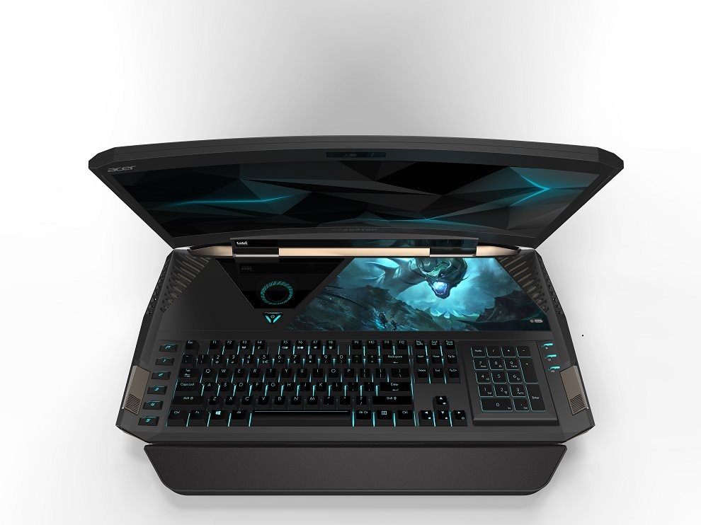 Acer Predator 21 X, herný notebook so zakriveným displejom