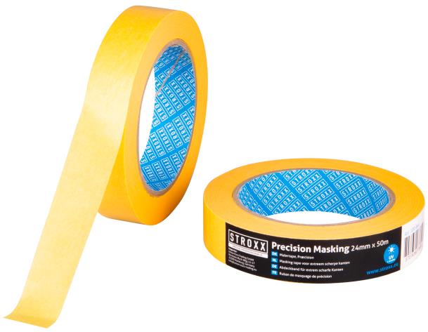 STROXX Maskovací páska pro ostré a přesné hrany zlatá 24 mm × 50 m