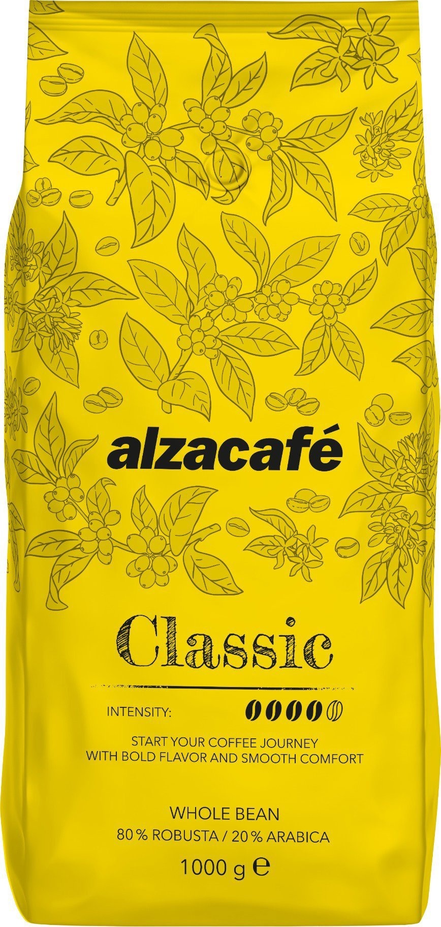 AlzaCafé Classic, zrnková, 1000g