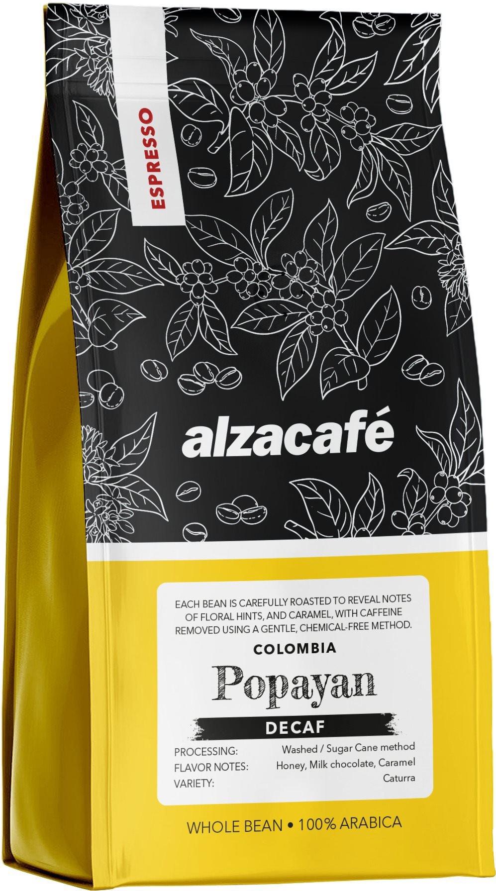 AlzaCafé Colombia Popayan Decaf, 250g