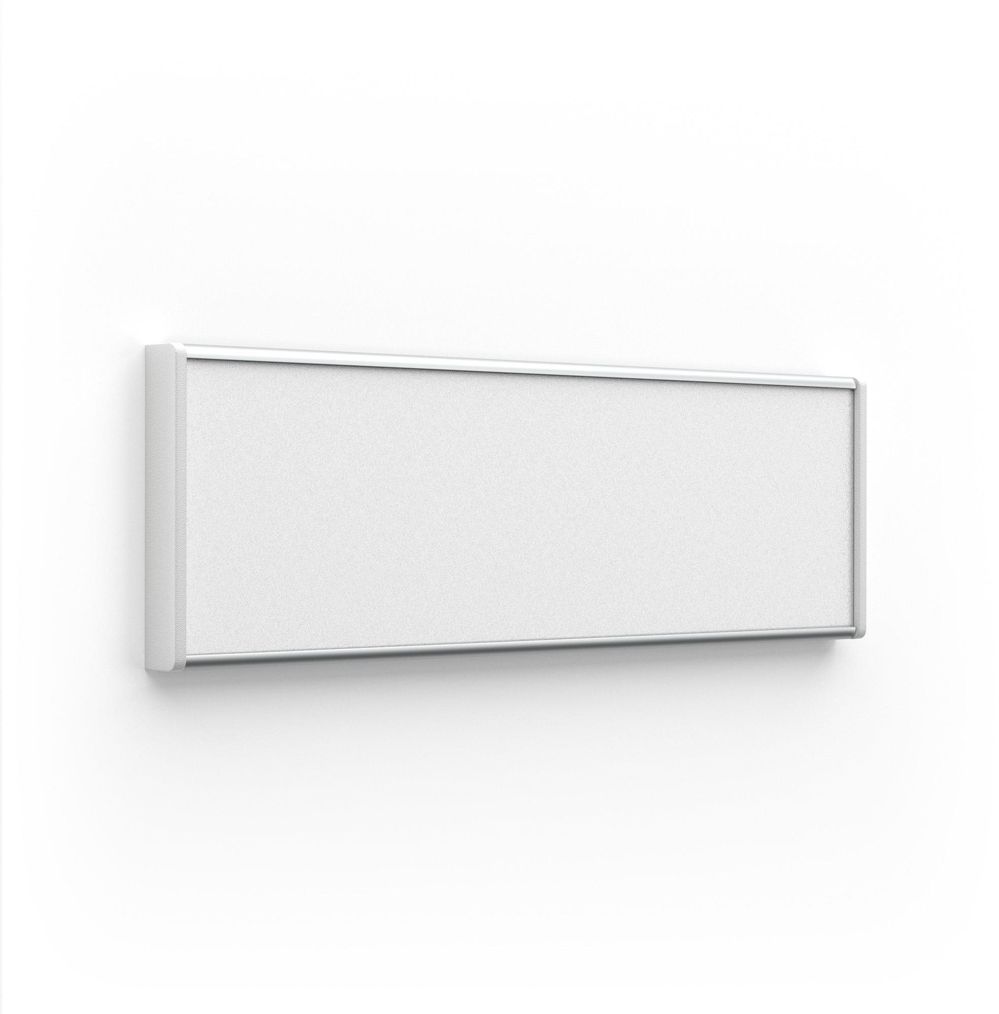 Accept Dveřní tabulka ACS (zásuvný systém, 187 × 62 mm) (stříbrná tabulka (šedé bočnice))