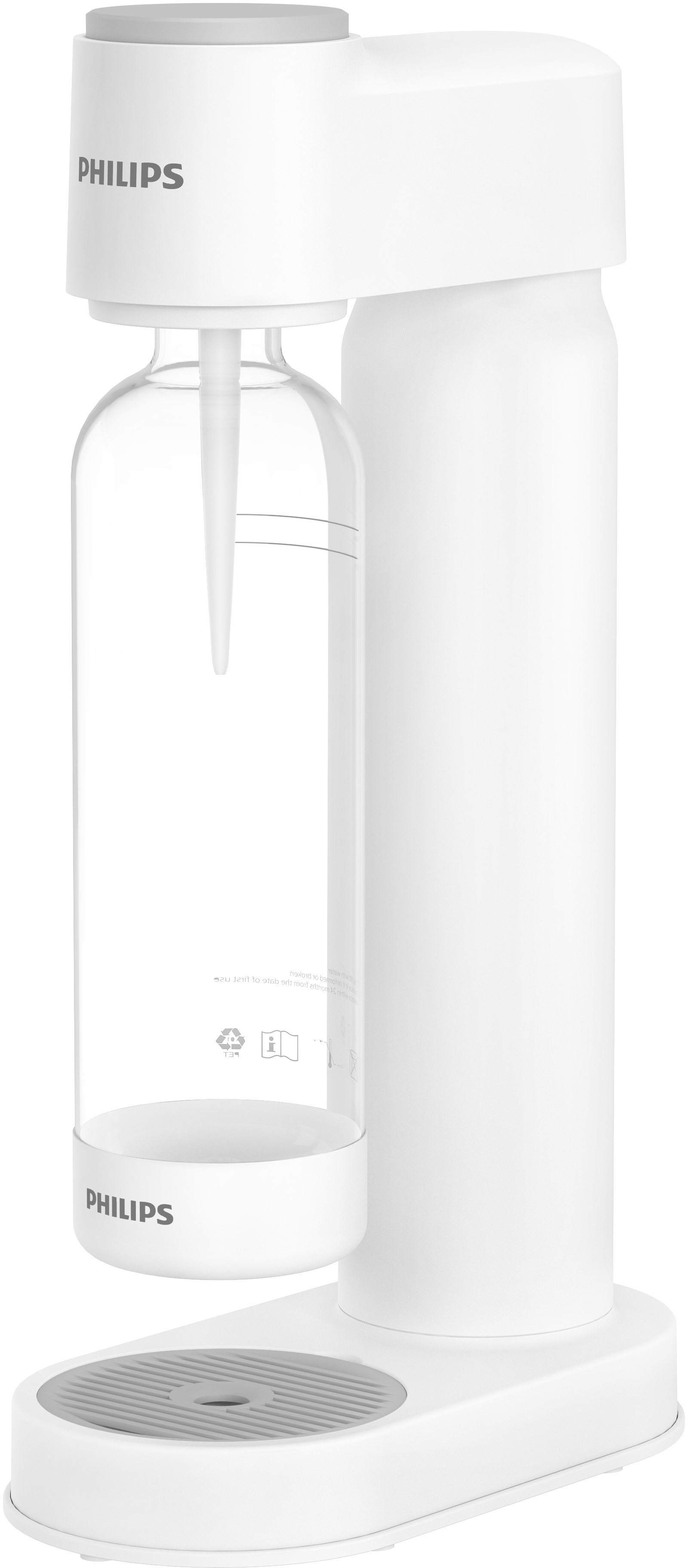 Philips výrobník sody Lite ADD 4901GR, s CO2 bombičkou, bílá