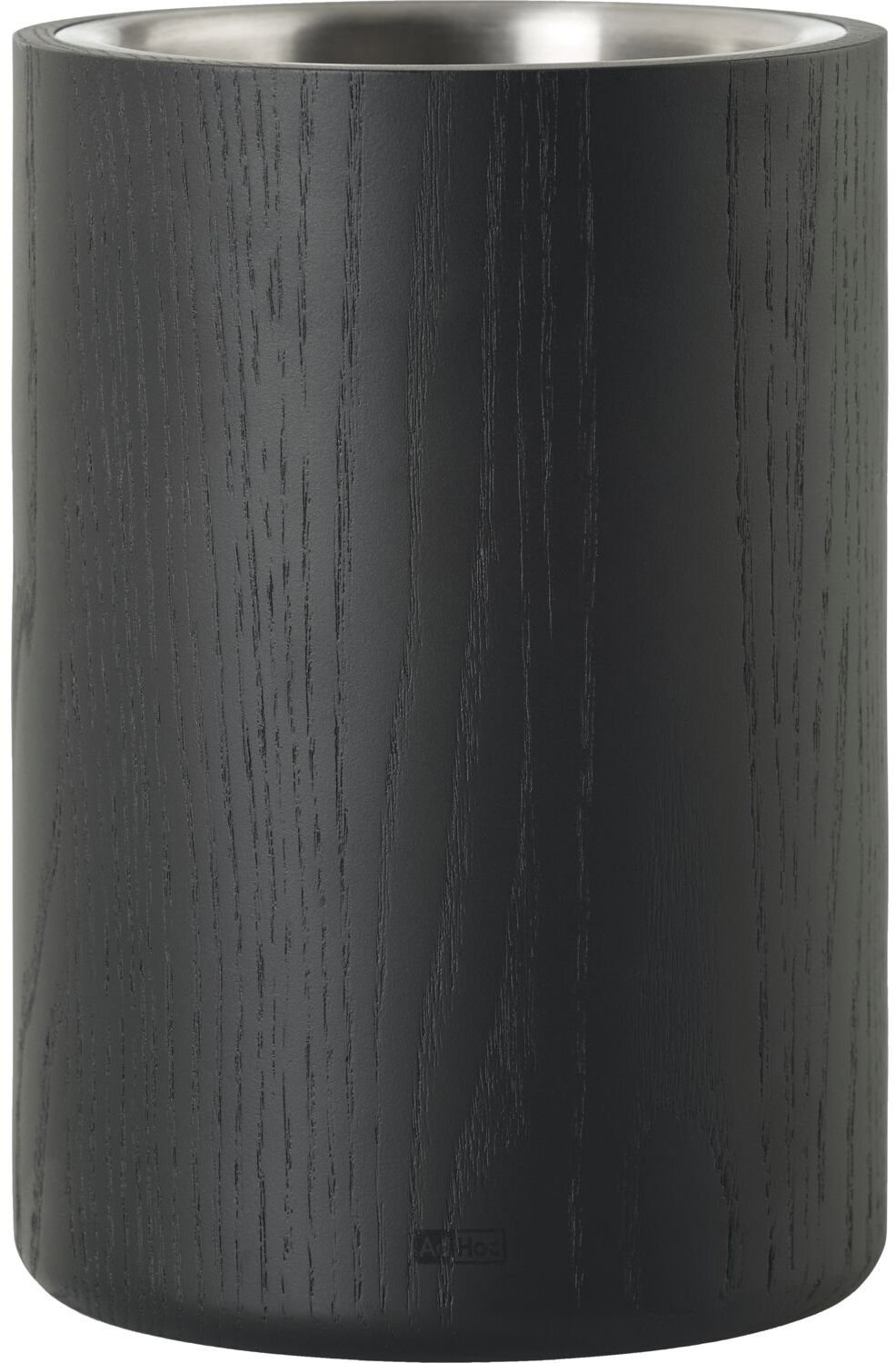 AdHoc Chladič na víno/šampaňské, černě lakovaný jasan, výška 195 mm, průměr 140 mm