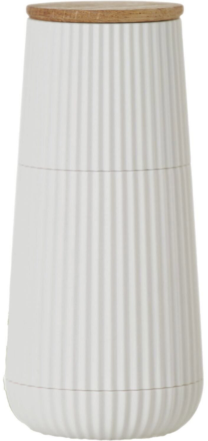 AdHoc Mlýnek na pepř/sůl, výška 150 mm, průměr 65 mm, bílý