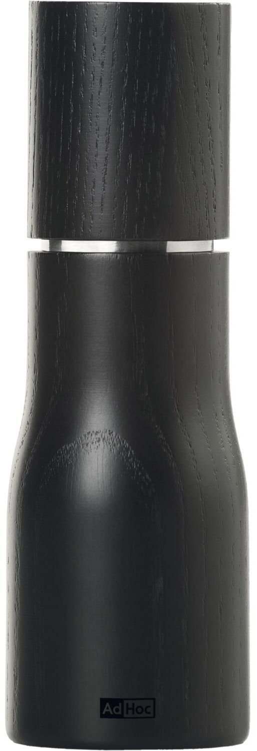 AdHoc Mlýnek na pepř/sůl, výška 160 mm, průměr 55 mm, černý